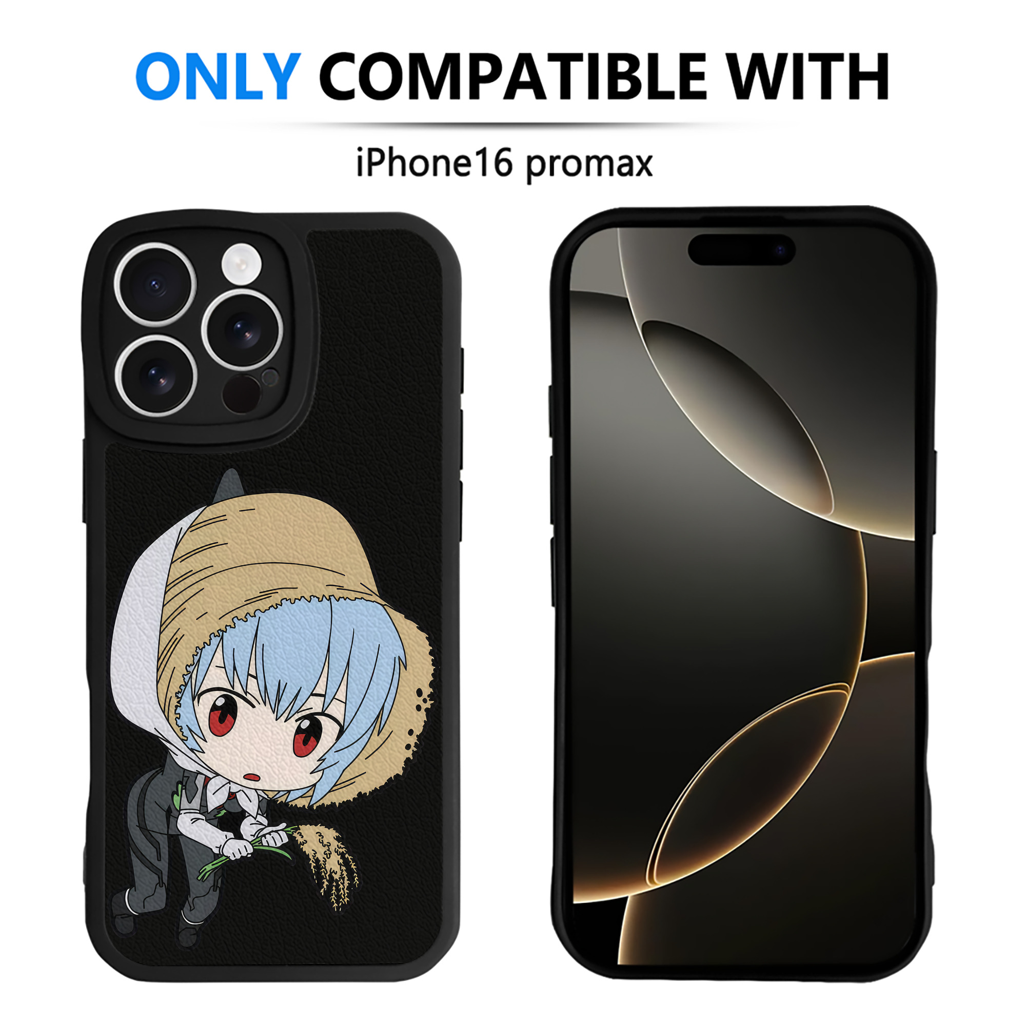 （画像用） EVA 新世紀エヴァンゲリオン 【iPhone 16シリーズ対応】シリコンスマホケース（レザー調） 材質：シリコン